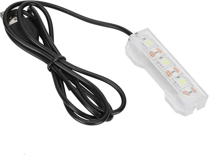Mini Led Aquarium Light, Small Aquarium Water Plant Light Desktop Fish Mini Decoration LED Lamp Pssopp