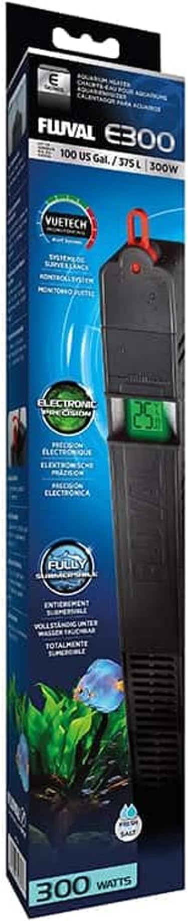 Fluval E 300 Watt Electronic Heater Fluval