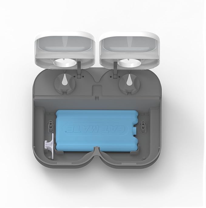 Cat Mate C200 2-Meal Automatic Pet Feeder for Cats and Small Dogs with Ice Pack - PAWPICO