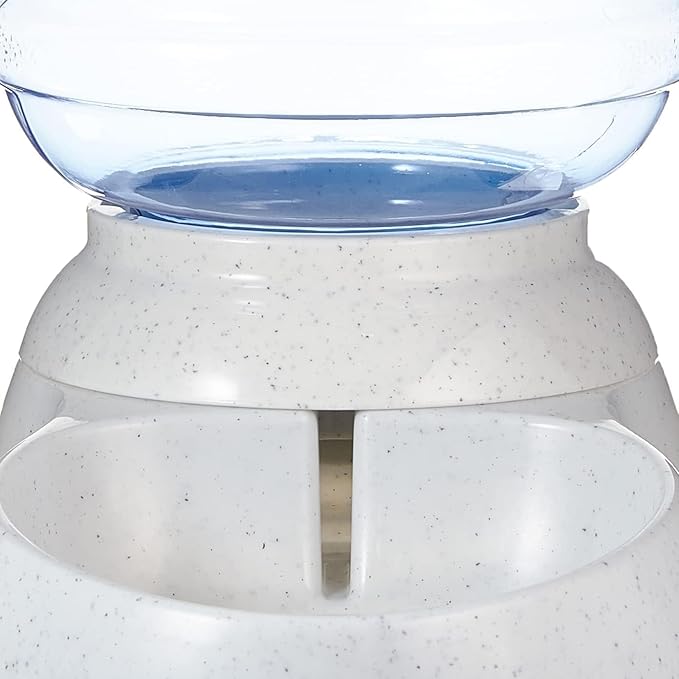 Amazon Basics Gravity Pet Water Dispenser for Cat, Dog, 1 Gallon Capacity, Gray - PAWPICO