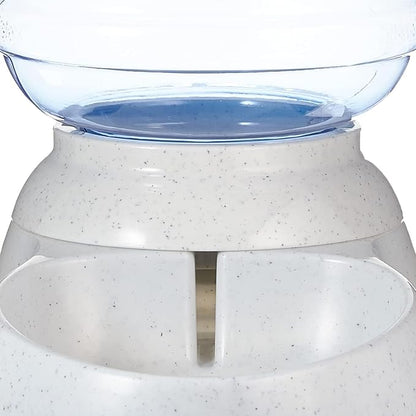 Amazon Basics Gravity Pet Water Dispenser for Cat, Dog, 1 Gallon Capacity, Gray - PAWPICO