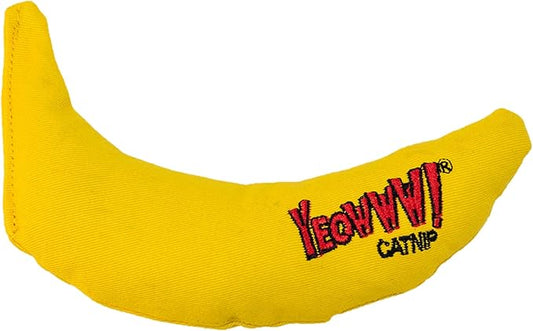 Yeowww! Catnip Toy, Yellow Banana - PAWPICO