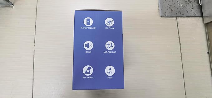 Cat Water Fountain Stainless Steel: Cat Fountain for Drinking - Pet Water Fountain for Cats Inside - 74oz/2.2L Quiet Cat Water Bowl Dispenser - Cat Drinking Fountains - Contains 6 Filters + 3 Sponges - PAWPICO