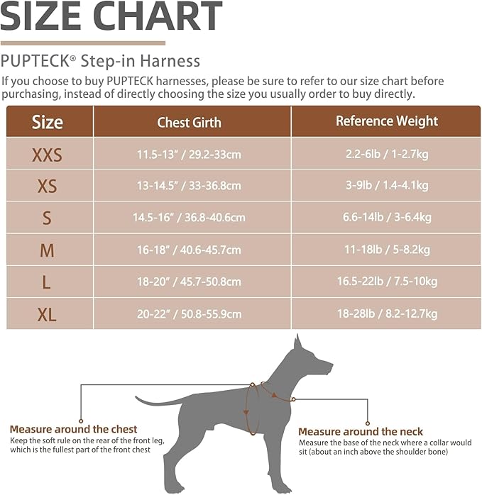 PUPTECK Adjustable Dog Harness Collar and Leash Set Step in No Pull Pet Harness for Small Medium Dogs Puppy and Cats Outdoor Walking Running, Soft Mesh Padded Reflective Vest Harnesses, Purple S PUPTECK