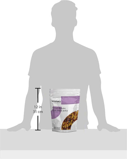 Amazon Brand - Solimo Sweet Potato & Duck Jerky Dog Treats, 2 pounds - PAWPICO