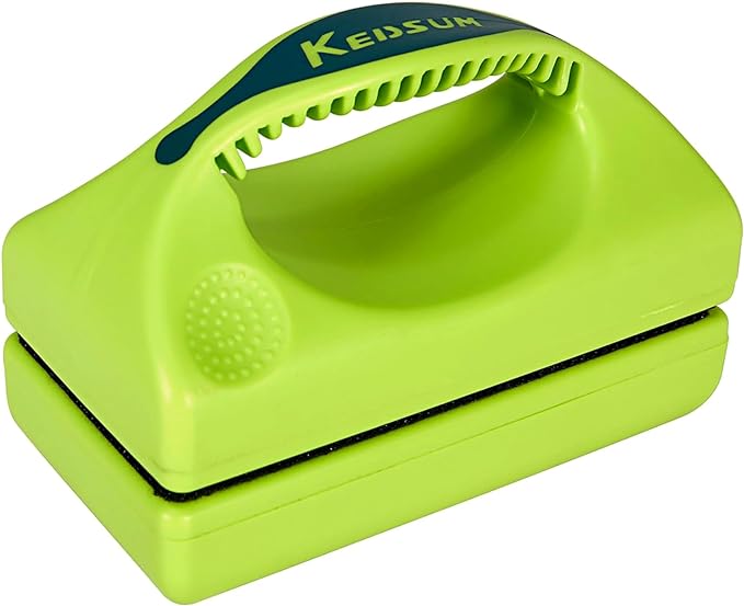 KEDSUM Magnetic Aquarium Fish Tank Cleaner, Fish Tank Glass Cleaner, Floating Clean Brush with Handle Design (XL) KEDSUM