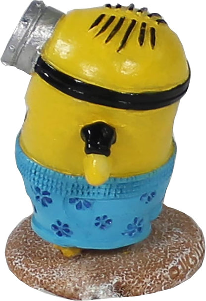 Penn-Plax Minions Officially Licensed 3-Piece Aquarium Ornament Bundle – Includes Kevin, Stuart, and Bob – Beach Themed – Small Penn-Plax