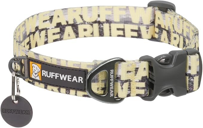Ruffwear, Front Range Dog Collar, Durable and Comfortable Collar for Everyday Use, Mountains Logo, 14"-20" RuffwearInc
