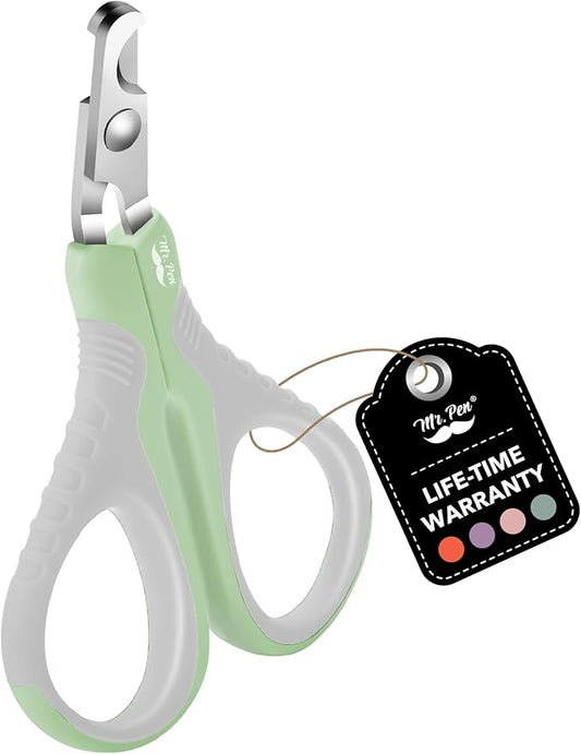 Mr. Pen- Cat Nail Clipper, Pastel Green, Cat Nail Trimmer, Cat Nail Clippers, Cat Claw Clippers, Cat Clippers for Nails, Pet Nail Clippers, Kitten Nail Clipper, Small Dog Nail Clipper Cat Claw Trimmer - PAWPICO