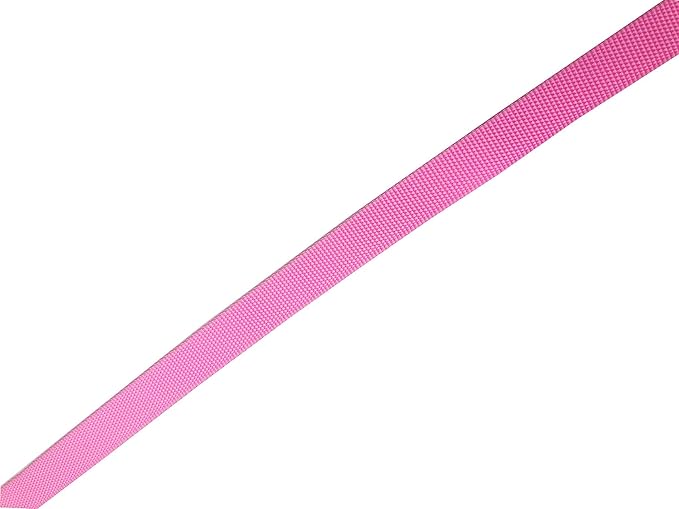 Adjustable Nylon Dog Collar, pet Collar 1 Inch 3/4 Inch 5/8 Inch Wide, for Large Medium Small Dogs (L(1" x 16-23"), Pink) TAIDA
