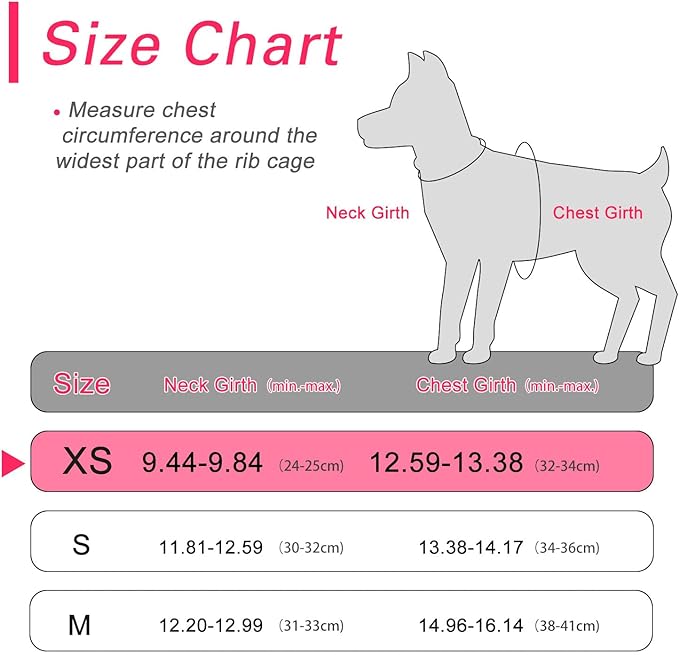 Dog Harness for Small Dogs, Small Dog Harness and Leash Set, Honeycomb Grid, Reflective Lightweight Harness & Anti-Twist Pet Lead,Dog Harness(Multi Color, Size: XS-S-M) (XS, Rose red) PAWPICO