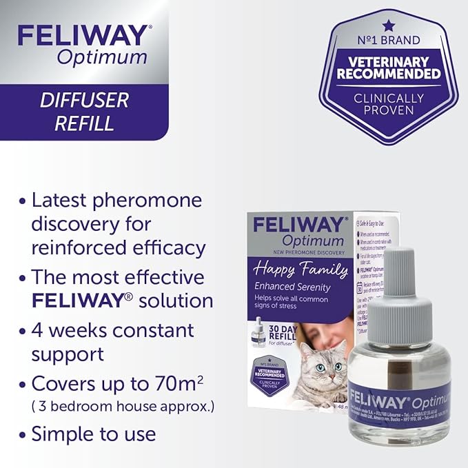 Feliway Optimum Refill 3 Pack Feliway%C2%AE
