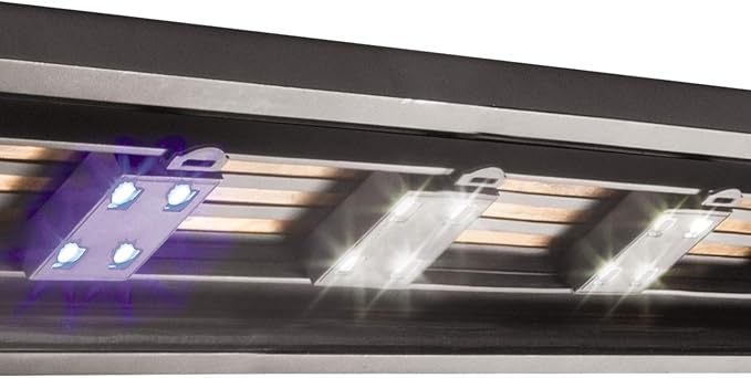 Marineland Fully Adjustable Essential LED Light for 55-75 Gallon Aquariums, Customizable Lighting Marineland