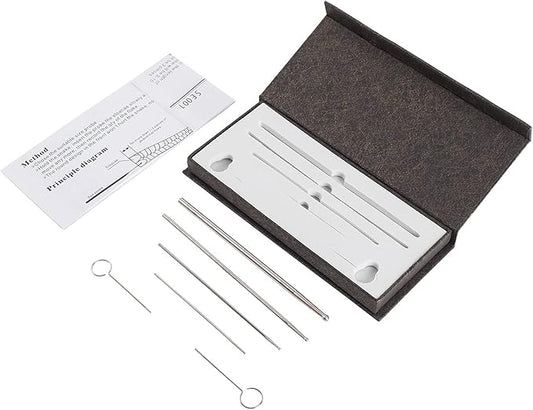 REPTI ZOO Snake Probe Kit 6 Pieces Round Ball Tip Professional Reptiles Snake Sexing Kit Probes Set REPTIZOO