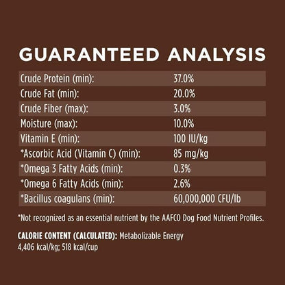 Instinct Dog Food, Grain Free Dog Food Dry, High Protein, Raw Coated Dog Food, Dog Kibble, Original Real Chicken, 4 lb. Bag - PAWPICO