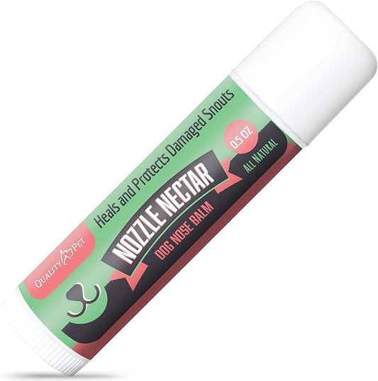 0.5oz Jumbo Dog Nose Balm - 100% Organic & Natural Nose Moisturizer and Healing Cream Butter - Dog Dry Nose Treatment - Heals, Repairs & Protects Chapped, Damaged & Rough Noses - Effective & Safe QualityPet