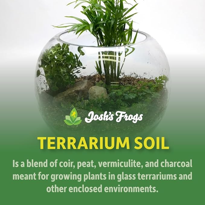 Josh's Frogs Sprig & Stone Terrarium Soil for Open and Closed Terrariums (4 Quart) JoshsFrogs