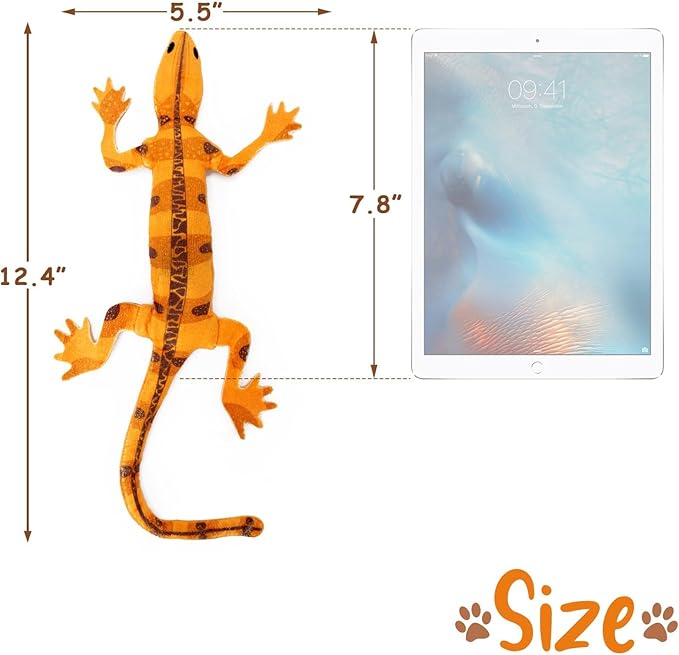 CiyvoLyeen Lizard Catnip Toys Chew Bite Resistant Toys for Indoor Cats Boredom Relief Teeth Cleaning Interactive Funny Cute Kitten Cat Lover Gifts Christmas Birthday Presents Set of 4 - PAWPICO