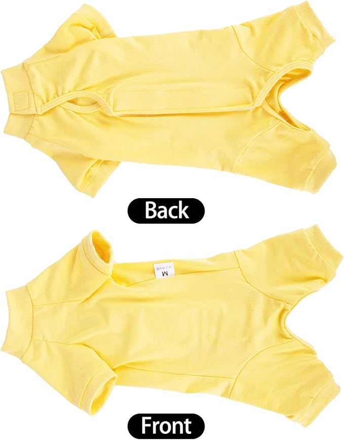 Cat Surgical Recovery Suit Professional for Male Female Dog Abdominal Wounds Cone E-Collar Alternative, Anti-Licking Or Skin Diseases Pet Surgical Recovery Pajama Suit, Soft Fabric Onesies for Cats Lianzimau