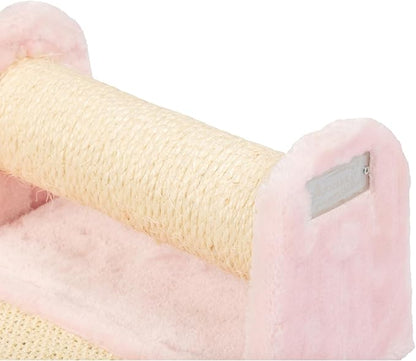 Armarkat Rolling Cat Scratcher Toy, Real Wood Sisal Scratching Board for Cats Training - PAWPICO