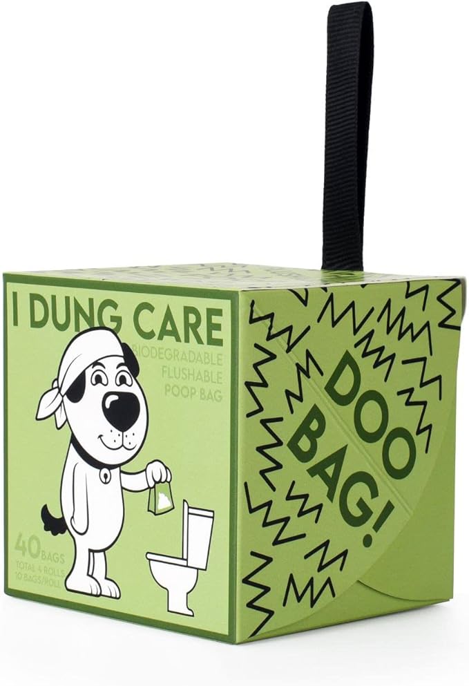 FLUSHABLE dog poop bag - 100% biodegradable - 100% water soluble dog waste bag - eco friendly - PAWPICO