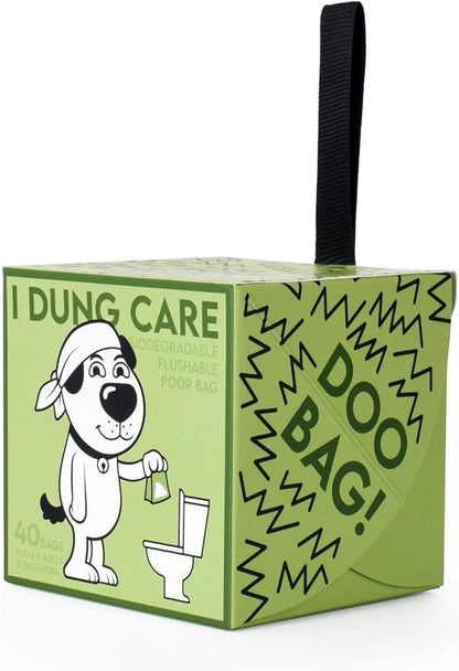 FLUSHABLE dog poop bag - 100% biodegradable - 100% water soluble dog waste bag - eco friendly - PAWPICO