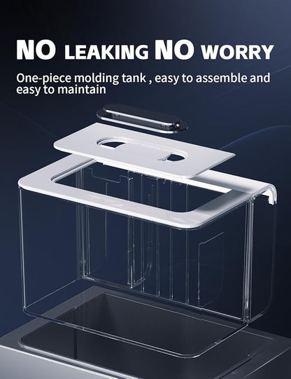 Betta Fish Tank Small Aquarium with 3 Stage Filtration, Light, Self Cleaning, 2.5 Gallon Beta Tank Starter Kit for Goldfish, Shrimp, Guppy, Jellyfish REDTAILFISH