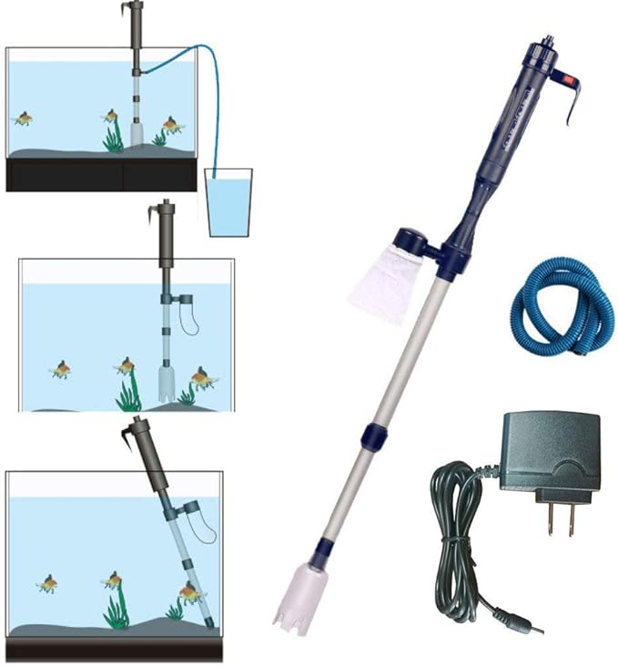 LONDAFISH Electric Fish Tank Vacuum Cleaner Syphon Operated Gravel Water Filter Cleaner Sand Washer LONDAFISH