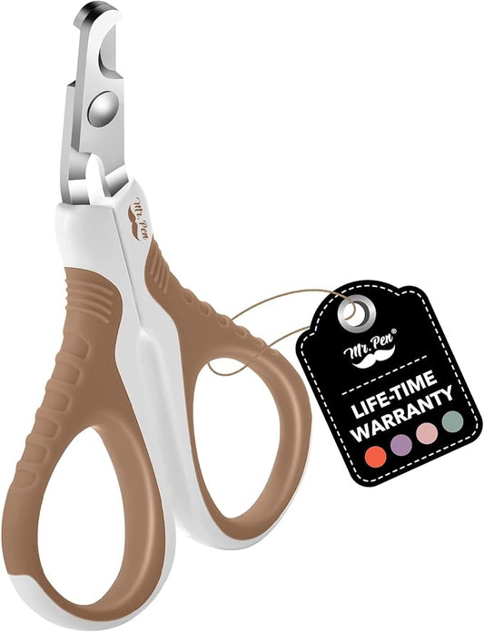 Mr. Pen- Cat Nail Clipper, Brown, Cat Nail Trimmer, Cat Nail Clippers, Cat Claw Clippers, Cat Clippers for Nails, Pet Nail Clippers, Kitten Nail Clipper, Small Dog Nail Clipper, Cat Claw Trimmer - PAWPICO