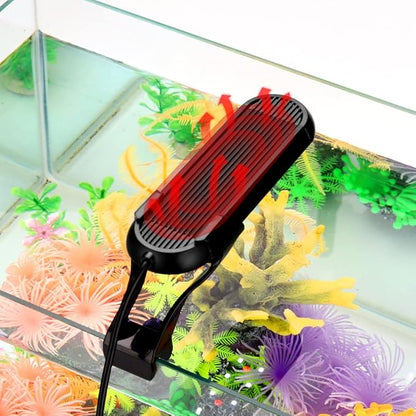 Clip On Aquarium Lights, Aquarium Led Clip Light for Fish Tank Freshwater Fish Tank Light Adjustable Timer Brightness for Planted Tank Naiveferry