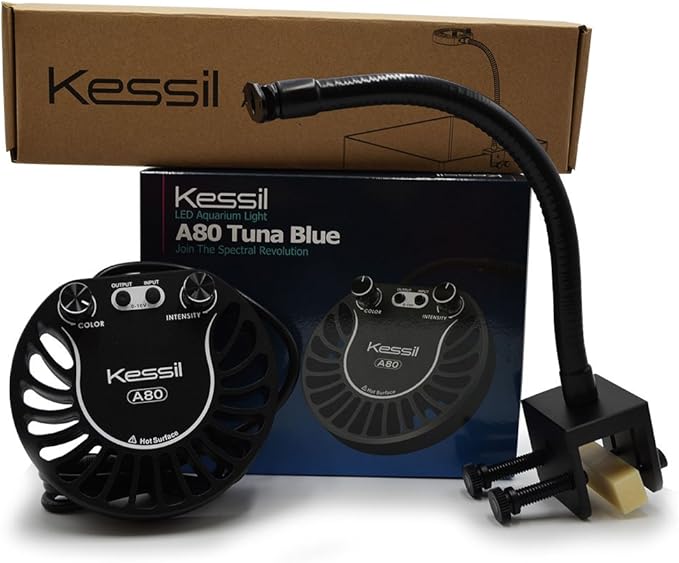 Kessil Tuna Blue A80 LED Light w/ mini gooseneck KessilLighting