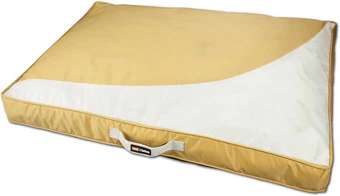 Dog Helios 'Immortal-Trek' Waterproof Rectangular Travel Dog Bed, Small, Brown - PAWPICO
