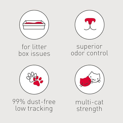 Dr. Elsey's Premium Clumping Cat Litter - Cat Attract - 99% Dust-Free, Low Tracking, Hard Clumping, Superior Odor Control, Natural Herbal Attractant, Unscented & Natural Ingredients, 40 lb - PAWPICO