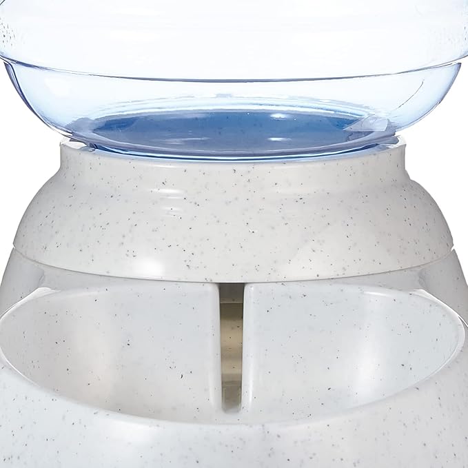 Amazon Basics Gravity Pet Water Dispenser for Cat, Dog, 1 Gallon Capacity, Gray - PAWPICO