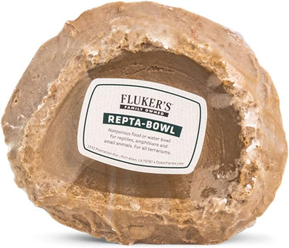 Fluker's Repta Bowl, Food and Water Bowl for Reptiles and Small Animals, Small 4" Flukers