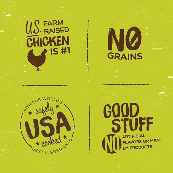 Rachael Ray Nutrish Savory Roasters Real Meat Dog Treats, Roasted Chicken Recipe, 12 Ounces, Grain Free - PAWPICO