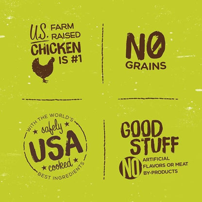 Rachael Ray Nutrish Savory Roasters Real Meat Dog Treats, Roasted Chicken Recipe, 12 Ounces, Grain Free - PAWPICO