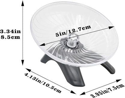 Hermit Crabs Wheel Toy, Hamster Running Wheel Toys, Small Animals Cage Accessory, Tank Accessory, Suitable for Hermit Crab Hamster Rat Oooct