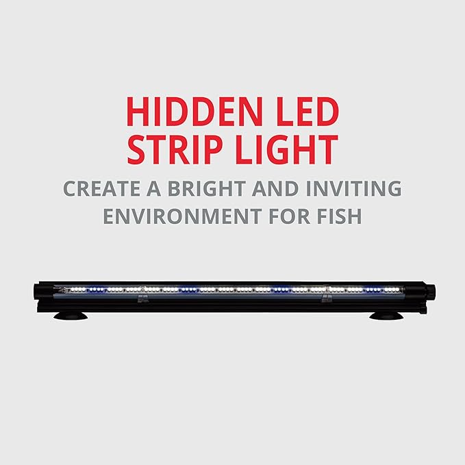Marineland Hidden LED Strip Light for Aquariums, White and Blue LEDs Marineland