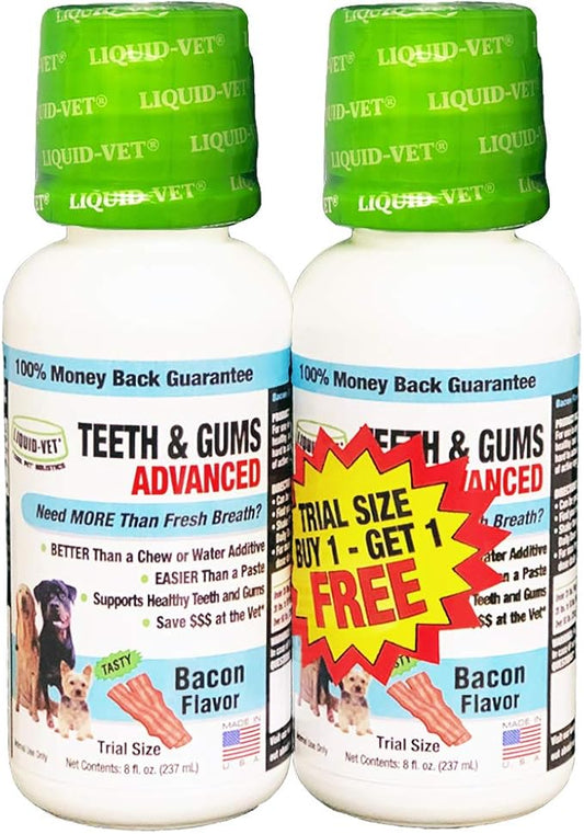 Advanced Teeth & Gums Supplements for Dogs | Dental Care for Dogs | Oral Mouth Care | Tartar + Plaque + Gingivitis Liquid-Vet+by+COOL+PET+Holistics