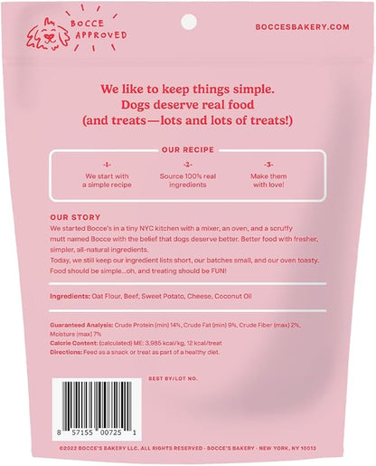 Bocce's Bakery - Limited Edition Wheat-Free Dog Treats, Burgers & Fries Biscuits, 5 oz - PAWPICO