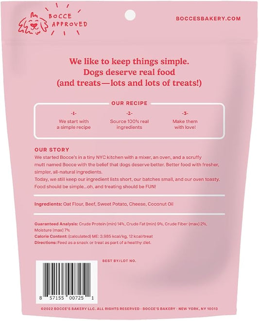 Bocce's Bakery - Limited Edition Wheat-Free Dog Treats, Burgers & Fries Biscuits, 5 oz - PAWPICO