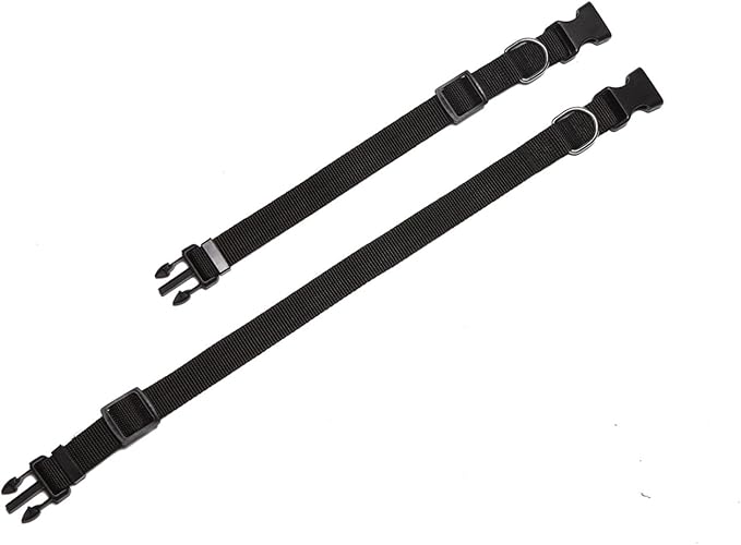 Adjustable Nylon Dog Collar, pet Collar 1 Inch 3/4 Inch 5/8 Inch Wide, for Large Medium Small Dogs（3/4 Inch,Black） - PAWPICO
