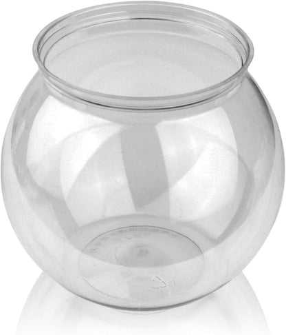 Newpol 0.8 Gallon Plastic Aquarium Betta Fish Tank, Small Fish Tank Starter Kits, Mini Fish Bowls Newpol