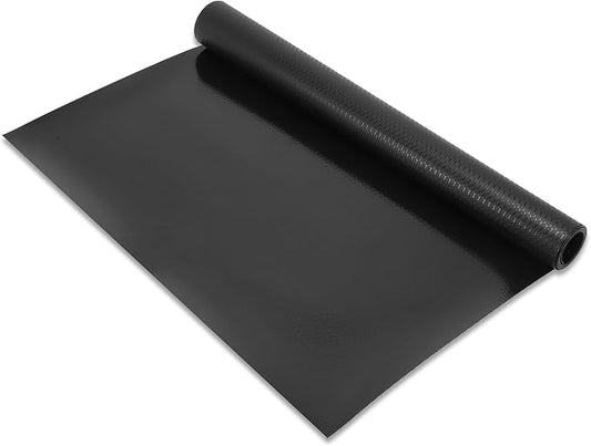 Reptile Mat, Reptile Carpet, EVA Reptile Liner, Waterproof Terrarium Mat, Leopard Gecko Reptile Mat, Lizard Tortoise Tank Accessories, Black, 118.11" L x 17.52" W CAPASTEC
