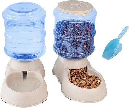 Pet Feeding Solution Automatic Cat & Dog Cafe Feeder and Water Dispenser in Set with Food Scoop - Ito Rocky 6-Meal Automatic Food Dispenser for Small/Middle Puppy and Kitten - PAWPICO