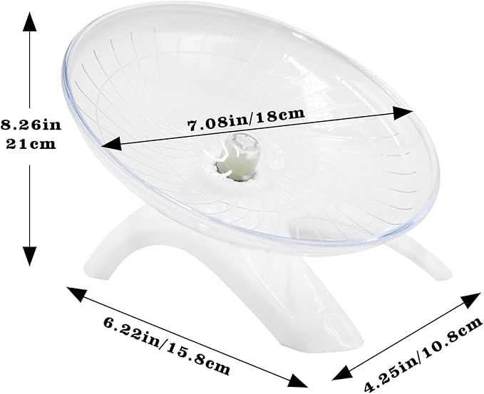 Hermit Crabs Wheel Toy, Hamster Running Wheel Toys, Small Animals Cage Accessory, Tank Accessory, Suitable for Hermit Crab Hamster Rat Oooct