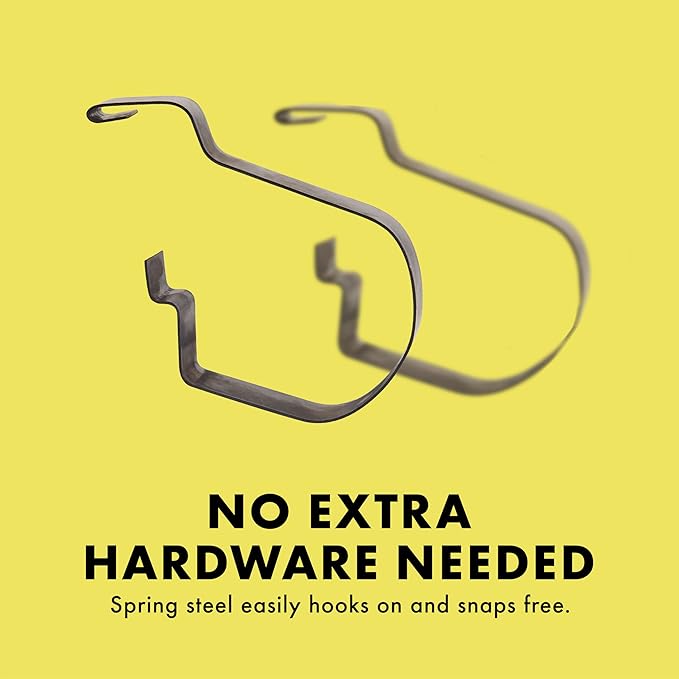 Zilla Reptile Terrarium Fresh Air Screen Non-Locking Clips, 2 Pack, Large Zilla