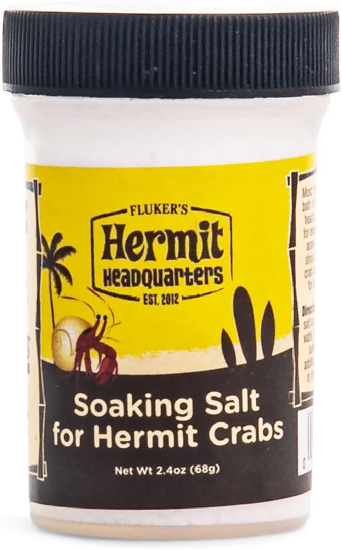 Fluker's Soaking Salt for Hermit Crabs, 2.4 oz Flukers