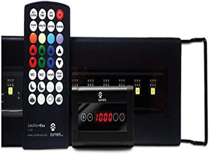 CURRENT USA 36-48" Inch Satellite Plus Pro Freshwater LED Full Spectrum RGB+W Light for Aquariums, Wireless Remote Control High Power Adjustable Brightness Tank Mount Fish Tank Lighting (4012) Current+USA